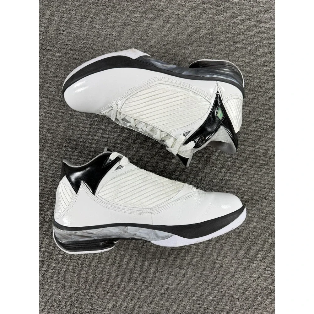 Jordan Air Jordan 2009 Shoes Mens 10.5 White Silver Black Sneakers 343084-161